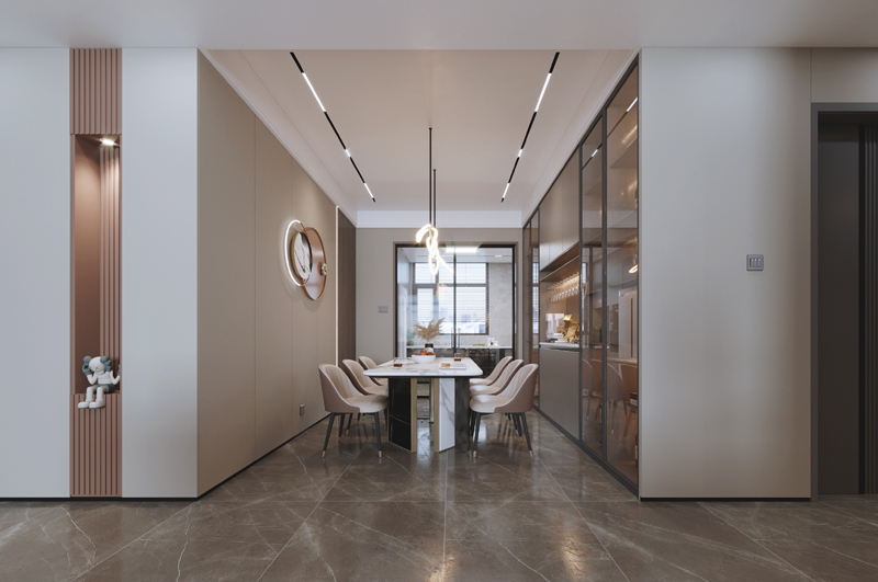 現(xiàn)代輕奢80平套二裝修設(shè)計效果圖